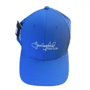 NWT Taylormade Springfield Golf Club Strapback Hat Cap Blue Adjustable Men