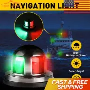 12V Steel Stainless Bow LED Navigation Lights For Marine Boat New Yacht