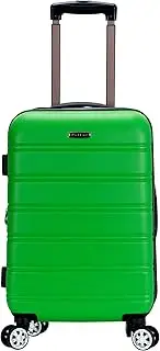 [Rockland] Melbourne Hardside Expandable Spinner Wheel Luggage, Green, One Size, Melbourne Hardside Expandable Spinning Wheel Luggage