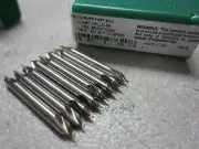 8 pcs PTD Precision Twist #00 76HA Combination Drills Countersinks bright 097620