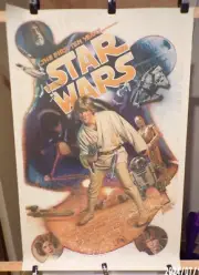 STAR WARS THE FIRST TEN YEARS ART Print 40x26 SIGNED 1039/3000 Kilian Enterprise