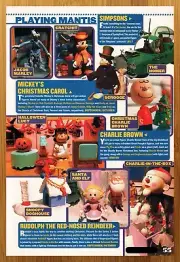 2003 Mickey's Christmas Carol/Charlie Brown Action Figures Print Ad/Poster Art