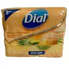 Dial Tropical Escape Antibacterial Soap 3 Bars 4 oz Each Sealed Discontinued