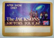 The Jacksons Victory Tour Backstage Pass 1984 Original Otto Cloth Michael Tan