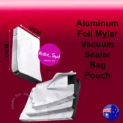 200 x Mylar Vacuum Bag FOOD Pouch Foil Aluminum Bag Pouch Bags 17x12cm