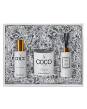 COCO by Stone Black Currant Diffuser, Room Spray & Candle Gift Pack