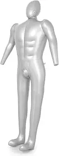 Newsmarts Male Inflatable Full Body Mannequin, Shirt & Pant Display Dummy Torso Model