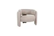 Raimon Furniture Tasa Mesh Fabric Occasional Armchair Accent Lounge Chair Sand