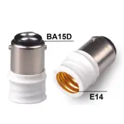 10pcs BA15D To E14 Edison Screw Light Bulb Socket Base Lamp Adaptor Converter