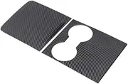 ATATNK YZ Compatible for Tesla Model 3 Y 2021-2024 Center Console Sticker Panel Central Control Cover Car Interior Accessories(Matte Carbon)