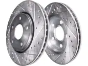 Front Brake Rotor Set For 2013-2020 Hyundai Santa Fe 2014 2015 2016 2017 DZ625CR (for: Hyundai)