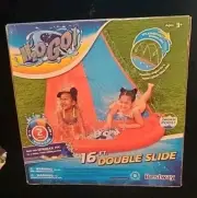 BRAND NEW - H2O Go Water Slide Tsunami Splash Ramp 16 Foot Double Slip And Slide