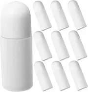 EXQUIMEUBLE 10pcs Refillable Roller Bottles Perfume Containers Essential Oil Bottles for Travel Safe for All Skin Types for Beauty Products Storage
