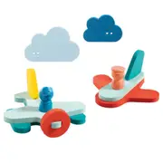 Quut Puzzle Friends Up In The Air Airplanes Kids/Children DIY Bath Toy 10m+