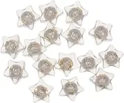 SHINEOFI 16pcs Star Silicone Earring Backs Comfortable Anti-Slip Ear Stud Stoppers for Pierced Ears