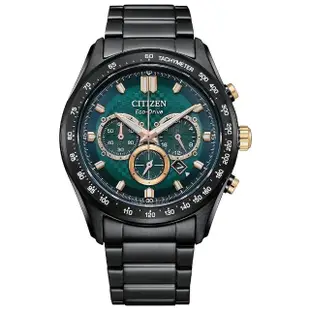 【CITIZEN 星辰】Chrongraph系列 CA4536-86X 亞洲限定 熊貓款 光動能 格紋錶盤 男錶 手錶