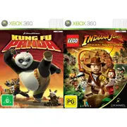 LEGO Indiana Jones: The Original Adventures and Kung Fu Panda Double Pack (Xbox 360) [Pre-Owned]