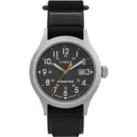 在飛比找ETMall東森購物網優惠-【TIMEX】天美時 遠征系列 40毫米戶外手錶 (銀框x黑