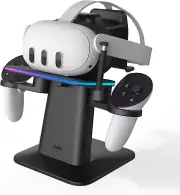 Charging Dock Compatible with Meta Oculus Quest 3S/Quest 3/Quest 2/Quest Pro Acc