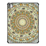 iPad Pro 13-inch (M4) iPad Impact Case Pug Yoga Medallion