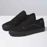 Vans Unisex Classic Black/Black Old Skool Sneakers Skate Shoes Brand New