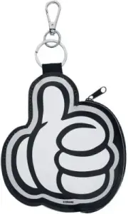 Cerdá Llavero Monedero Mano Mickey Casual Daypack, 10 cm, White (blanco)