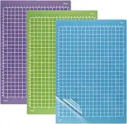 3pcs 8.5x12 Cutting Mat for Cricut Joy Xtra (StandardGrip, LightGrip, StrongGrip), Reusable Cutting Mats for Crafts & Protective Film Variety Standard Grip Machine Mat for Cricut Accessories
