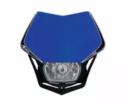 Panel Headlight Holder Motorcycle cross Enduro V-Face Blue Racetech Light A V
