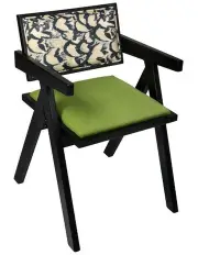 [Levede] French Retro Dining Chairs x1 in Black