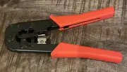 Professional Modular Crimping Ratchet Tool Pliers For 6P 8P RJ-45, RJ-12 & cR...