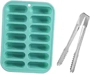 Ciieeo Simple Ice Cube Maker with Lid Silicone Ice Making Mold for DIY Treats Easy to Demould and Jelly Candy Green
