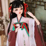 62cm 1/3 BJD Doll Female Ancient Clothes Handpainted Makeup with Clothes Toys