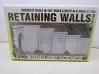WOODLAND SCENICS-#C1158-CONCRETE RETAINING WALLS-105' SCALE LENGTH~N-SCALE