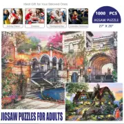 1000 Piece Jigsaw Paper Puzzle Adult Decompression Children Educational Chqms