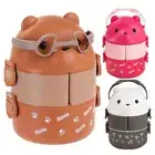 1Pcs Stackable Lunch Box Children Food Storage Container Thermal Bento Box