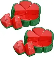 GLEAVI 20pcs Mini Watermelon Candy Boxes Sturdy Favor Boxes for Weddings Birthdays Showers Versatile Use for Collectibles Candies Crafts Compact Portable Party Supplies