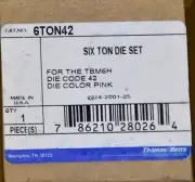 *NEW* Thomas & Betts 6TON42 6 Ton Die Set TBM6H