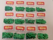 Lot of 2,400 pcs Vintage Sulyn 8mm Round Metallic Green Sequins Sewing Crafts