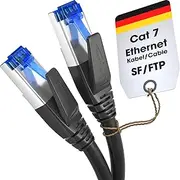 KabelDirekt – Cat 7 Network Cable – 30m – 10 Gigabit LAN Cord & Ethernet Cable – Available in 0.25-30m (Suitable for high-Speed Networks, PC, Gaming, Switch, Router and Modem, RJ45 – Black)