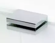 Alno A8455-PC Contemporary II Bath Glass Shelf Brackets Only Polished Chrome