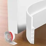 Door Draft Stopper for Bottom of Door,Under Door Sweep for Exterior & Interior Doors, Weather Stripping Door Seal, Garage Window Blocker Noise Cold Air Insulation,2" W x 39" L