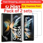 For Galaxy Z Fold 6 5 4 3 Tempered Glass Screen Protector Case Friendly