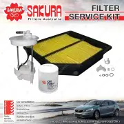 Sakura Oil Air Fuel Filter Service Kit for Honda Civic FD R18A1 02/2006-12/2011