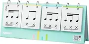 Piano Rhythm Training Card - 45x15x7cm Music Teaching Props with Finger Simulation Guide | 560g Paper Keyboard Learning Tool | Beginner Practice Aid | Easy Note Reading for Kids
