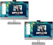 2 Units HP E243m 23.8-in 60Hz 5ms 16:9 with HDMI (Renewed) + Stands LED Monitor