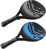 Paddle Racket, Racket, Carbon Fiber Paddle, Ergonomic Grip Design, Lightweight Build, Family Sports Play Beginners Professionals, 18.5 x 10.43 x 1.5