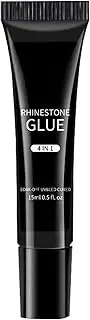 Nail Glue Gel - 15ml Strong Nail Glue Press on Nails Glue - Nails UV Light Gel Glue for Fixes Broken Nails, Rhinestones, Sticking Artificial Nails, Nail Tips
