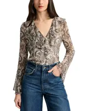 Veronica Beard Kyrie Silk Top