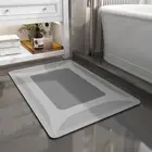 SIXHOME Bath Mat Rug Quick Dry Absorbent Rubber Backed Bathroom Mat Thin Bathroo