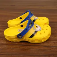 在飛比找Yahoo奇摩拍賣-7-11運費0元優惠優惠-crocs 卡駱馳 促銷贈鞋花 兒童涼鞋 男女 童鞋 小黃人